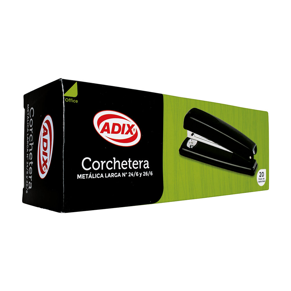 Corchetera Metalica Larga Negro Adix1