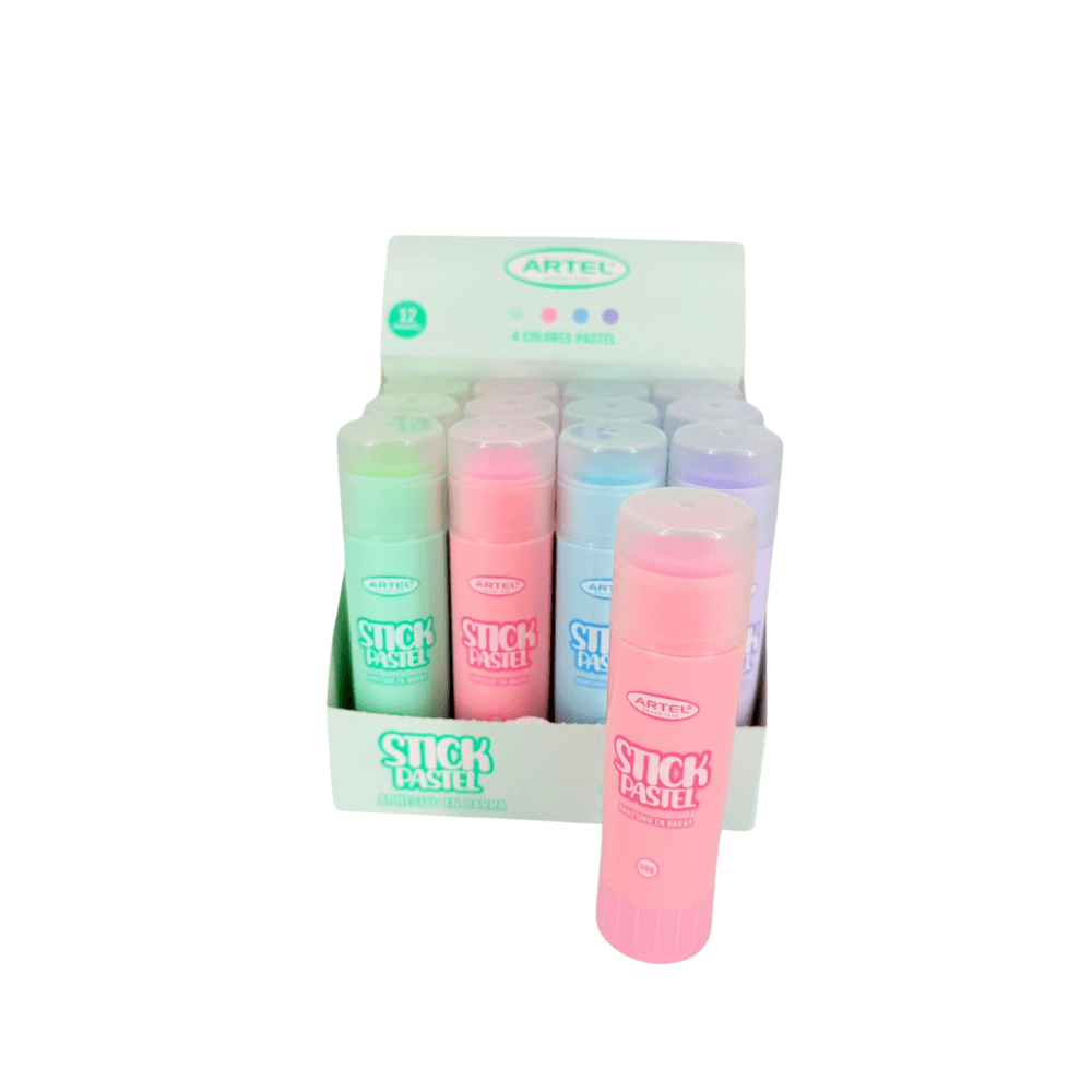 Adhesivo en Barra 36Gr Pastel Artel1