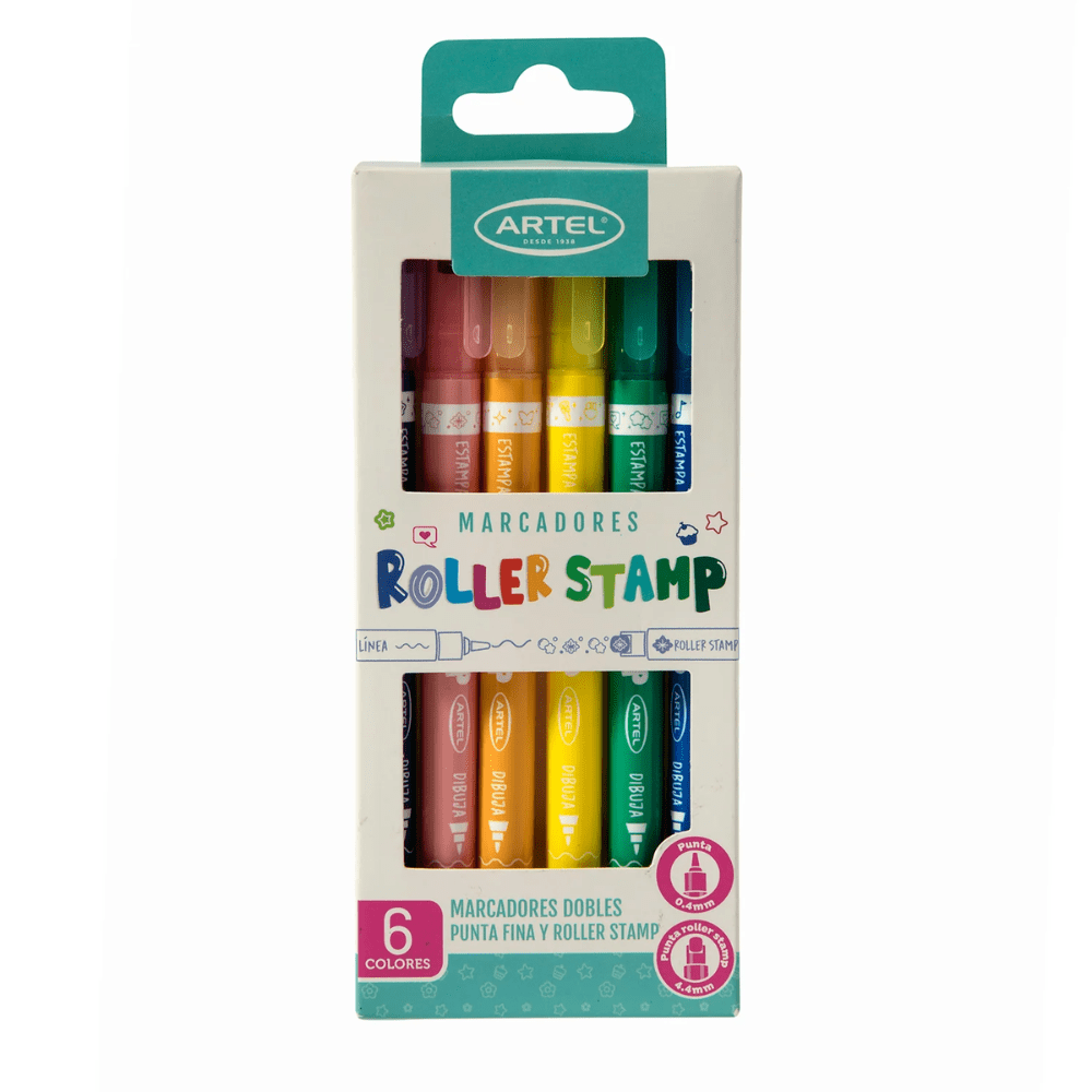 Marcadores Roller Stam 06 Col Artel1