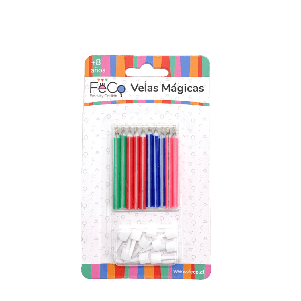 Vela Magica 10Pcs Feco1