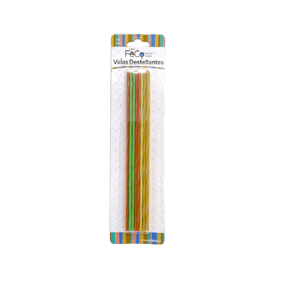 Vela Destellante Fluor 16Pcs Feco1