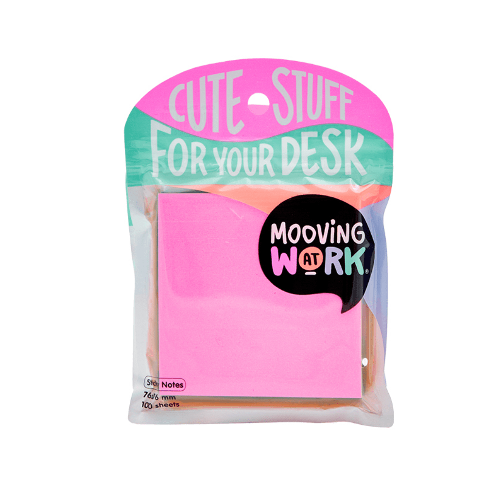 Notas Adhesivas Multicolor 76x76 100Hjs Mooving1