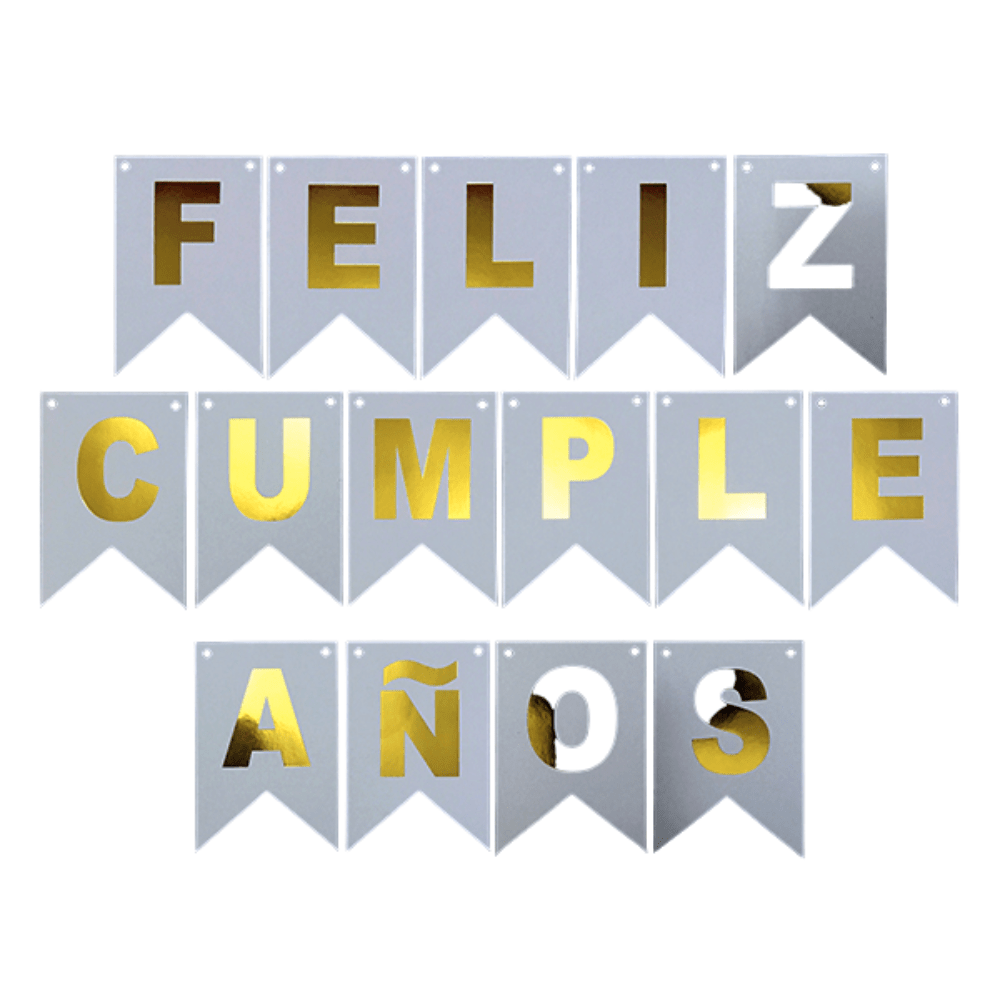 Letrero Feliz Cumpleaños 3Mts3