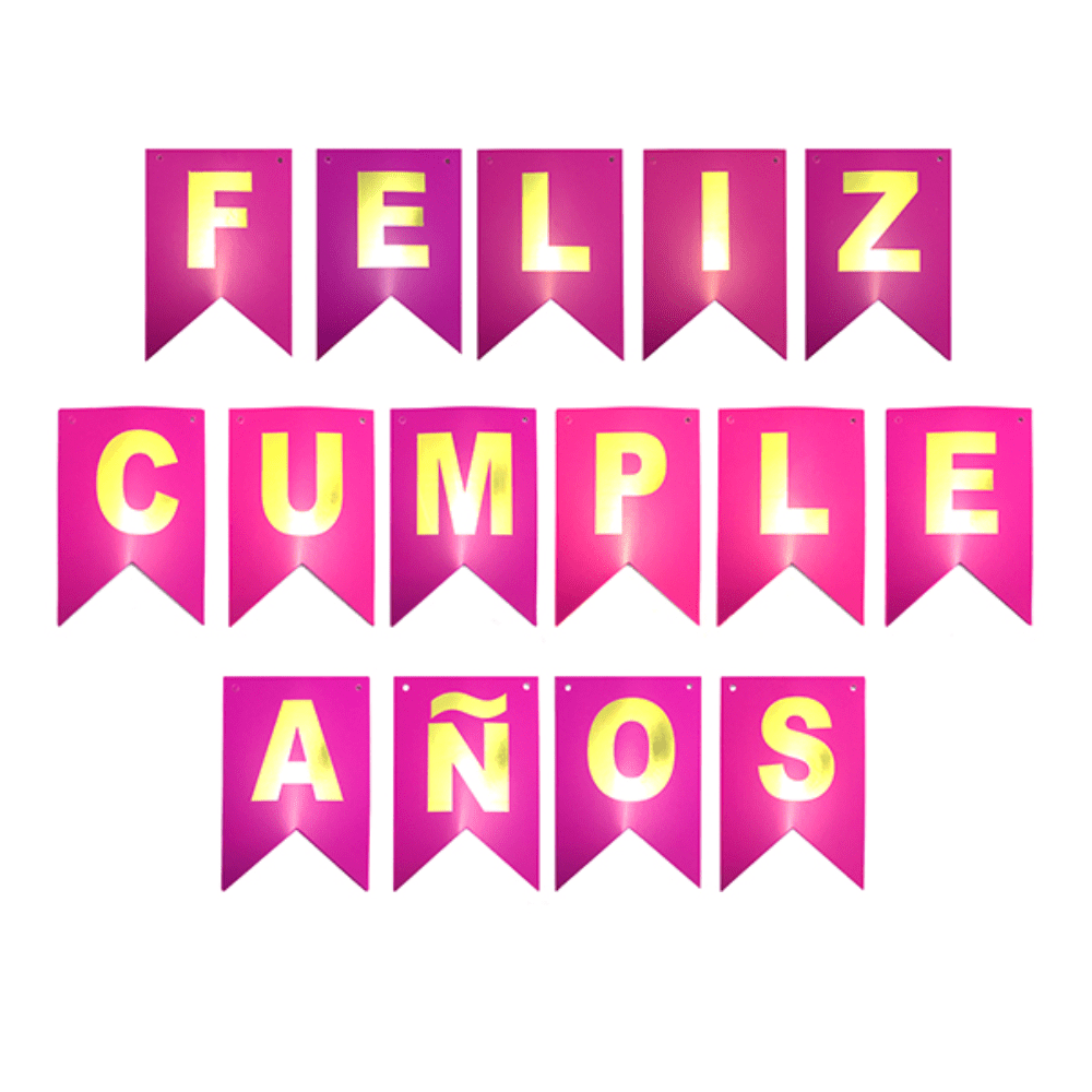 Letrero Feliz Cumpleaños 3Mts7
