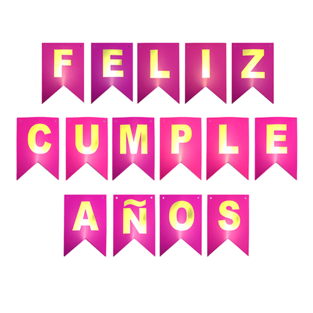 Letrero Feliz Cumpleaños 3Mts2