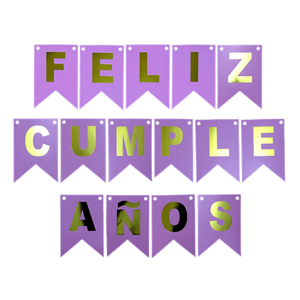 Letrero Feliz Cumpleaños 3Mts8