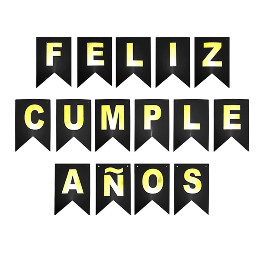 Letrero Feliz Cumpleaños 3Mts9