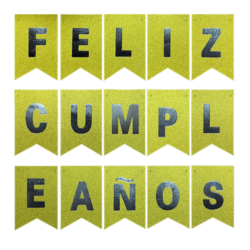 Letrero Feliz Cumpleaños 3Mts6