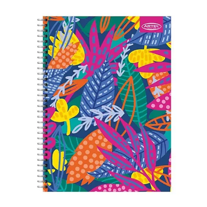 Cuaderno Triple Carta Mat 7mm 150Hj Floral2
