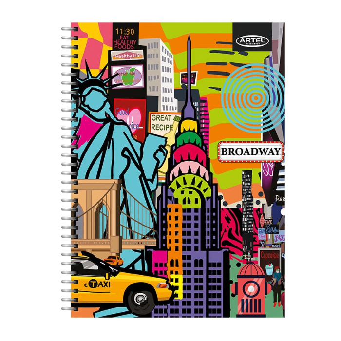 Cuaderno Triple Carta Mat 7mm 150Hj Urban2