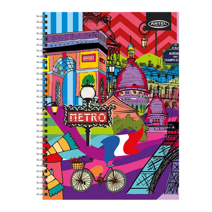Cuaderno Triple Carta Mat 7mm 150Hj Urban1