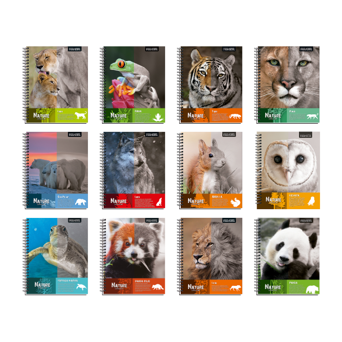Cuaderno Universitario 7Mm 100Hj Tapa Dura Nature1