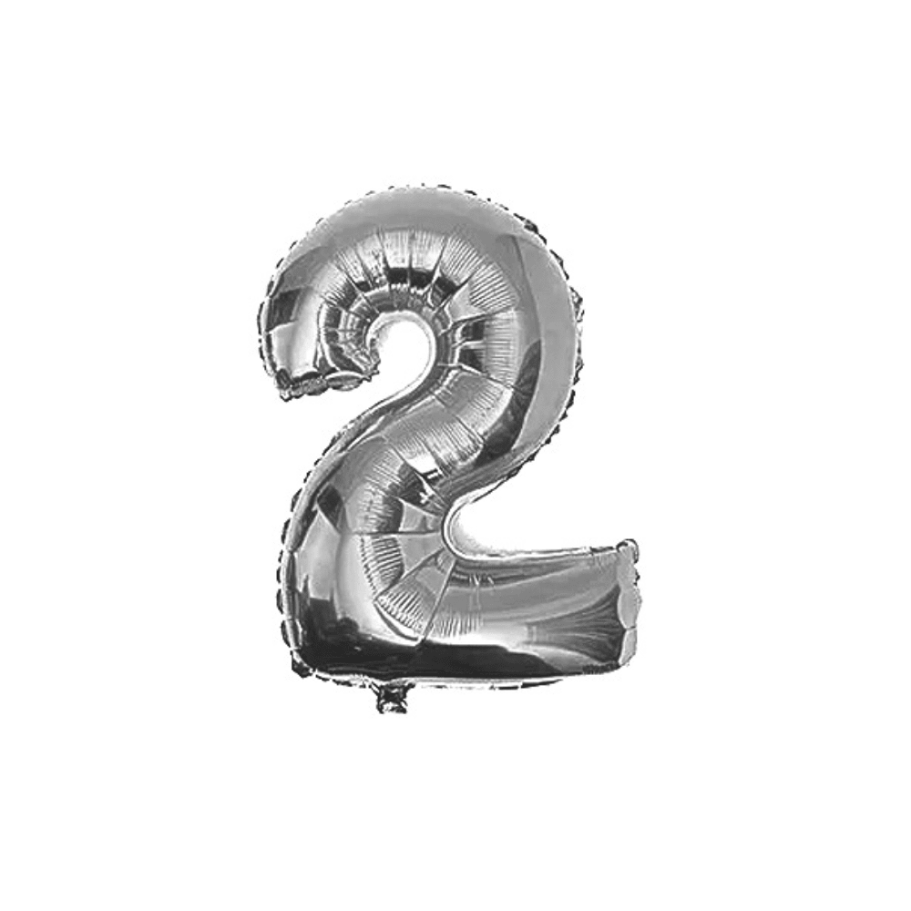 Globo Metalico 32 81Cm Aprox Plateado3