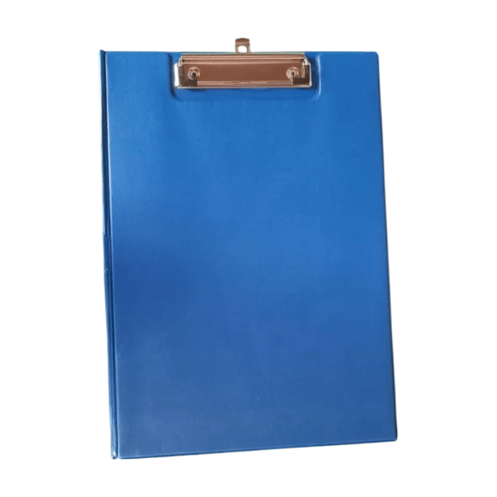 Anotador Doble Carpeta Oficio Vinilico Azul1