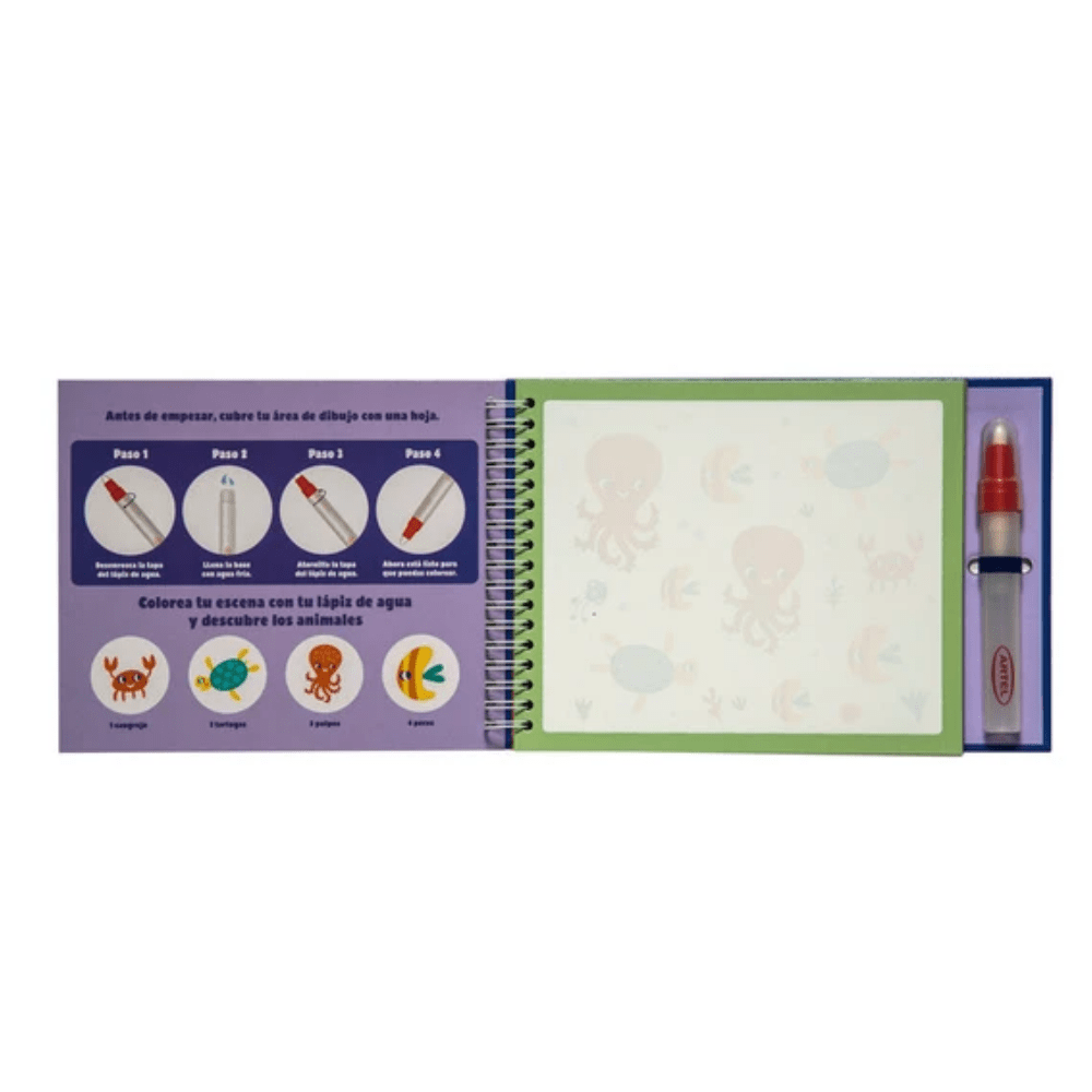 Libro de Actividades Magic Water Sirenita Artel2
