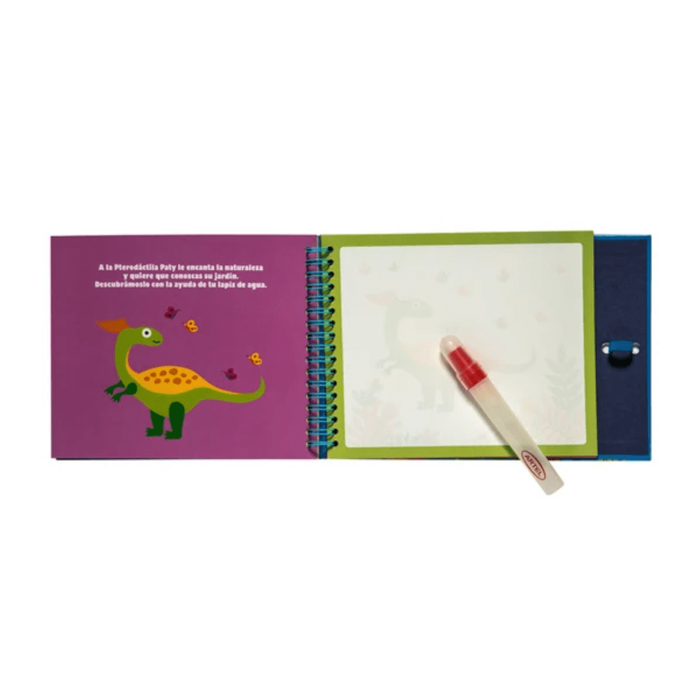 Libro de Actividades Magic Water Dinos Artel2