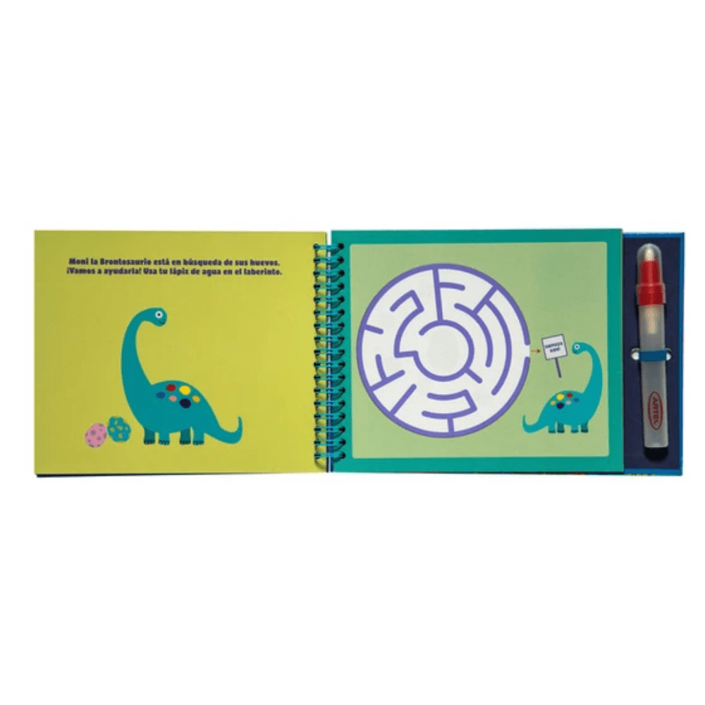 Libro de Actividades Magic Water Dinos Artel1