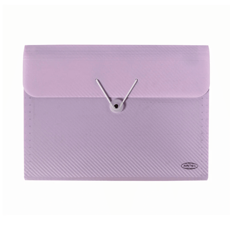 Carpeta con Fuelle Pastel 7 Divisiones Artel1