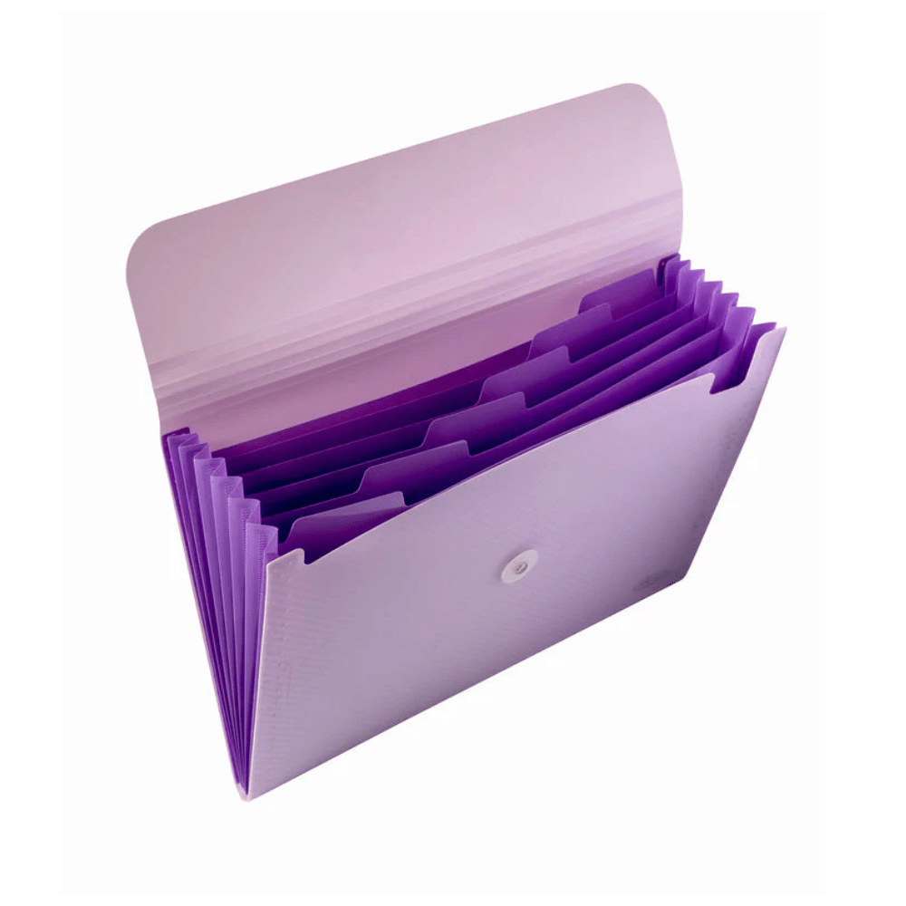 Carpeta con Fuelle Pastel 7 Divisiones Artel4