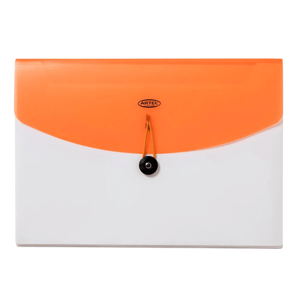 Carpeta con Fuelle 4 Divis Boton Metalizado Artel2