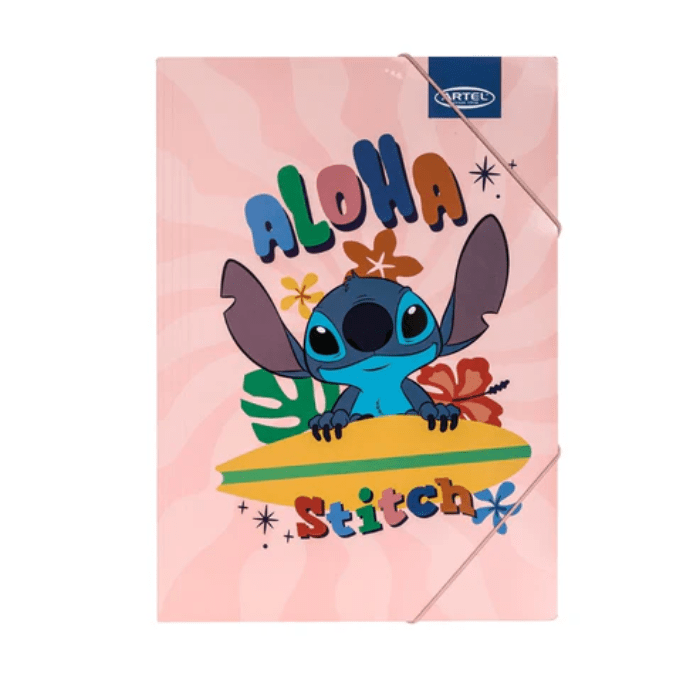 Carpeta Carton Con Elastico Lilo &Stich2