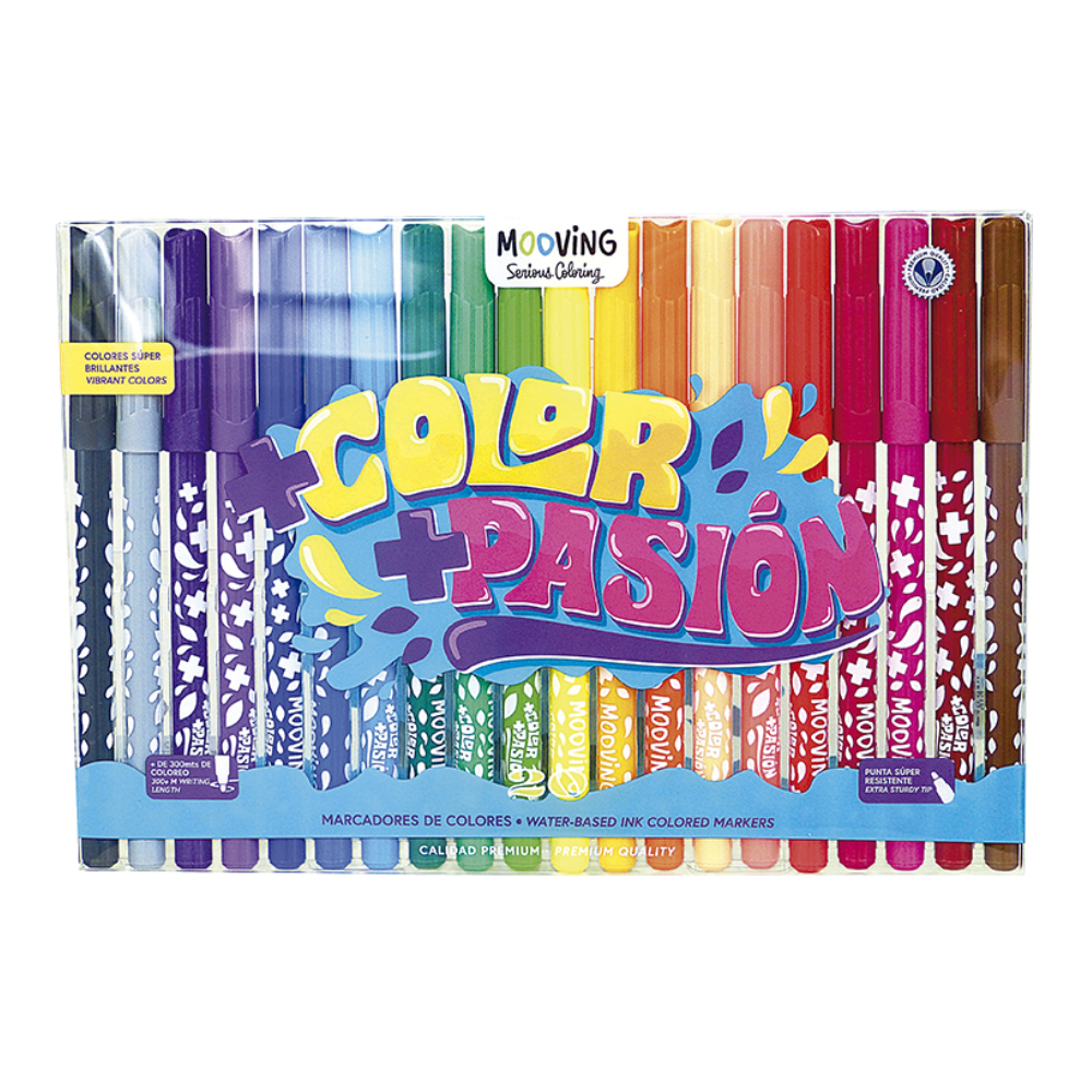 Lapiz Scripto 20 colores Premium Mooving1