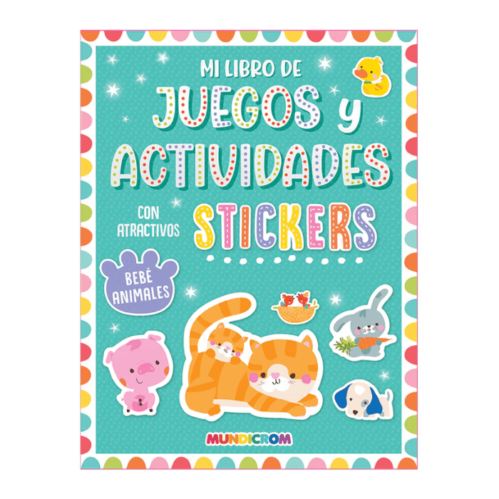 Libro De Juegos Y Actividades Bebe Animales1