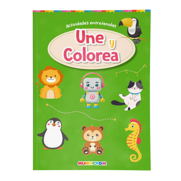 Libro Une Y Colorea Actividades Entretenidas1
