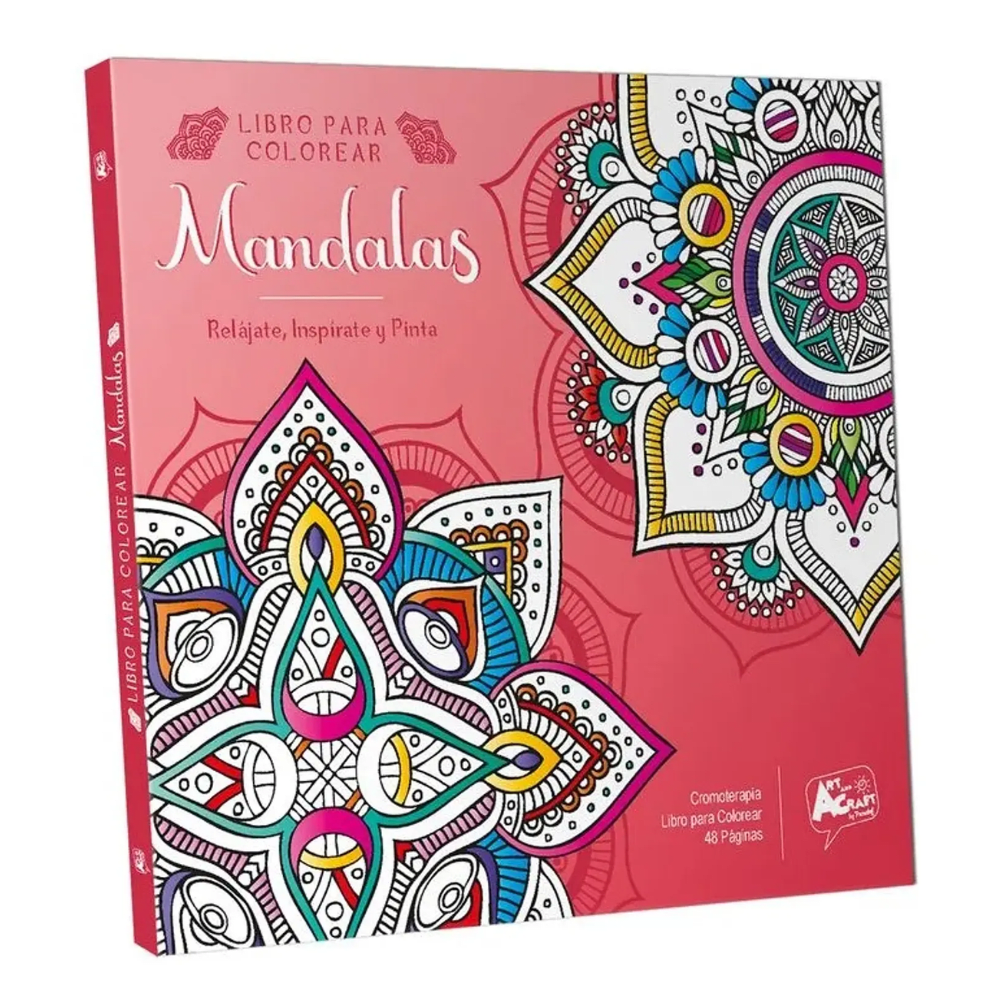 Libro de Mandala 27.5x21.5 48Pag Art&Craft1