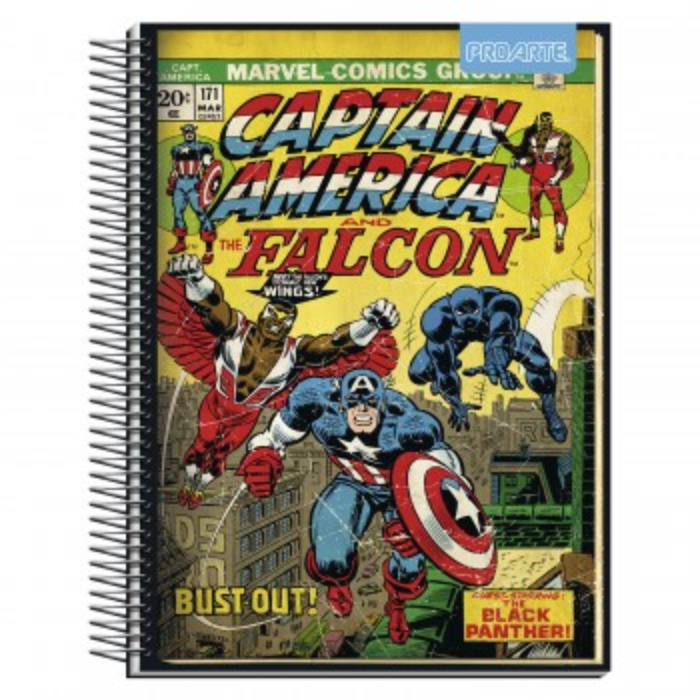 Cuaderno Triple Carta Mat 7mm 150Hj Marvel Comic2