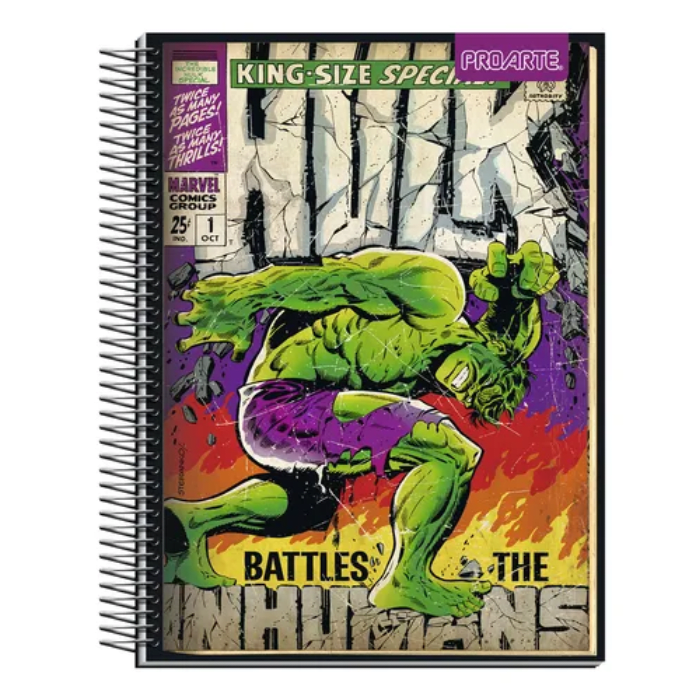 Cuaderno Triple Carta Mat 7mm 150Hj Marvel Comic1