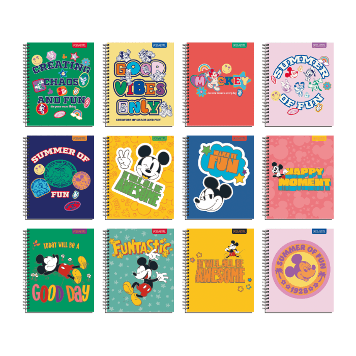 Cuaderno Universitario 7Mm 100Hj Tapa Dura Mickey Ni¤o2