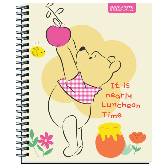 Cuaderno Universitario 7Mm 100Hj Tapa Dura Winnie The Pooh2