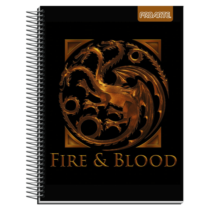 Cuaderno Cuarta 17x21Cm 7Mm 150Hj Of Dragons2