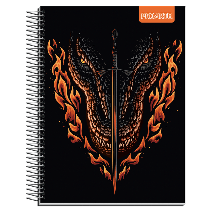 Cuaderno Cuarta 17x21Cm 7Mm 150Hj Of Dragons1