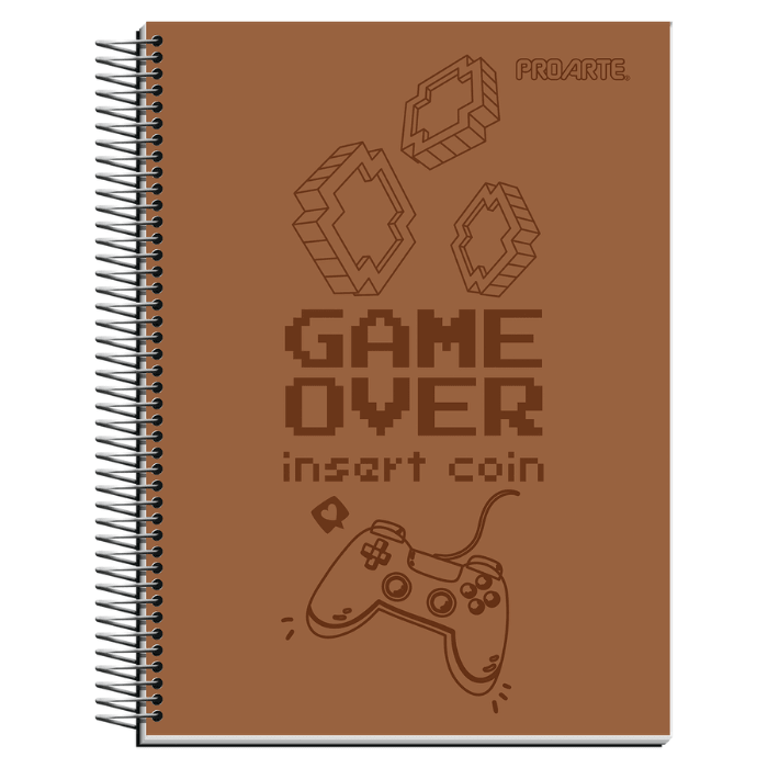 Cuaderno Cuarta 17x21Cm 7Mm 150Hj Gamers1