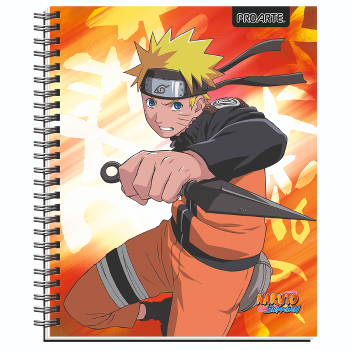 Cuaderno Universitario 7Mm 100Hj Tapa Dura Naruto Shipp2