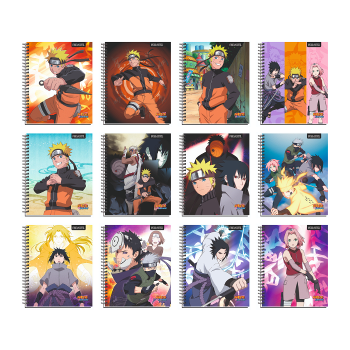 Cuaderno Universitario 7Mm 100Hj Tapa Dura Naruto Shipp1