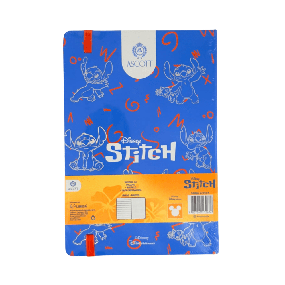 Libreta Stitch 21x14,6cm Ascott2