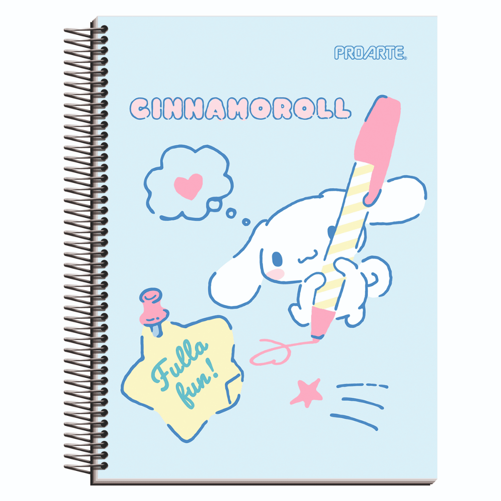 Cuaderno Triple Carta Mat 7mm 150Hj Cinnamoroll1