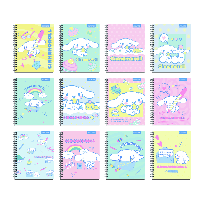 Cuaderno Universitario 7Mm 100Hj Tapa Dura Cinnamoroll1