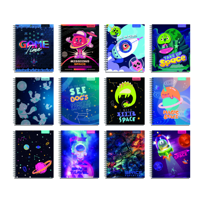 Cuaderno Universitario 7Mm 100Hj Tapa Dura Trend Ni¤o1