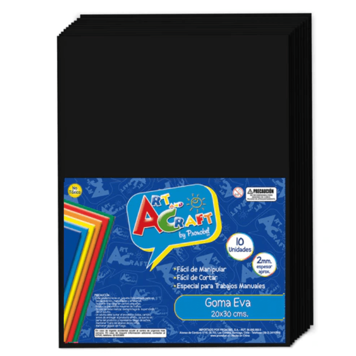 10Un Goma Eva Lamina 20X304
