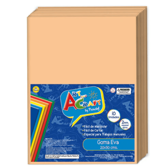 10Un Goma Eva Lamina 20X303