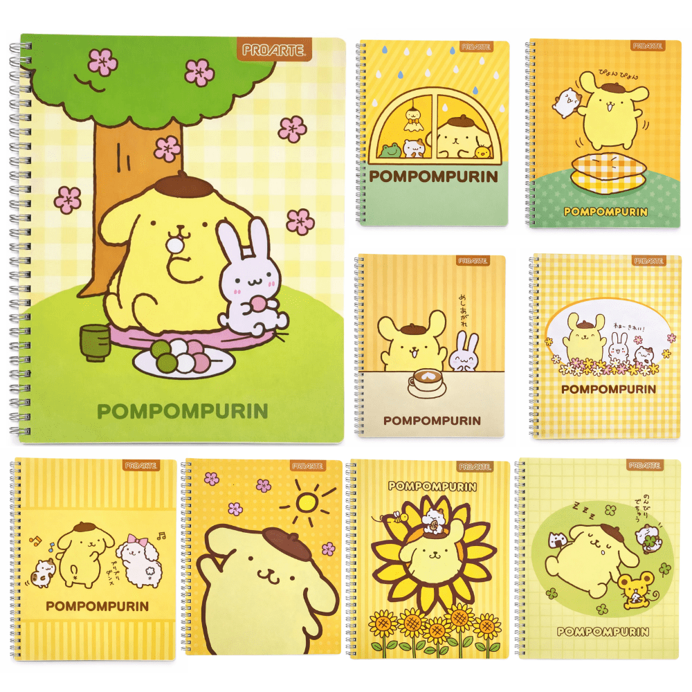 Cuaderno Universitario 7mm 100Hjs Pompompurin Proarte2
