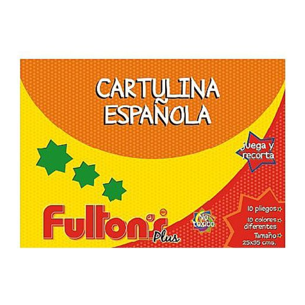 Estuche Cartulina Española 10Col 10Pliegos Fultons1