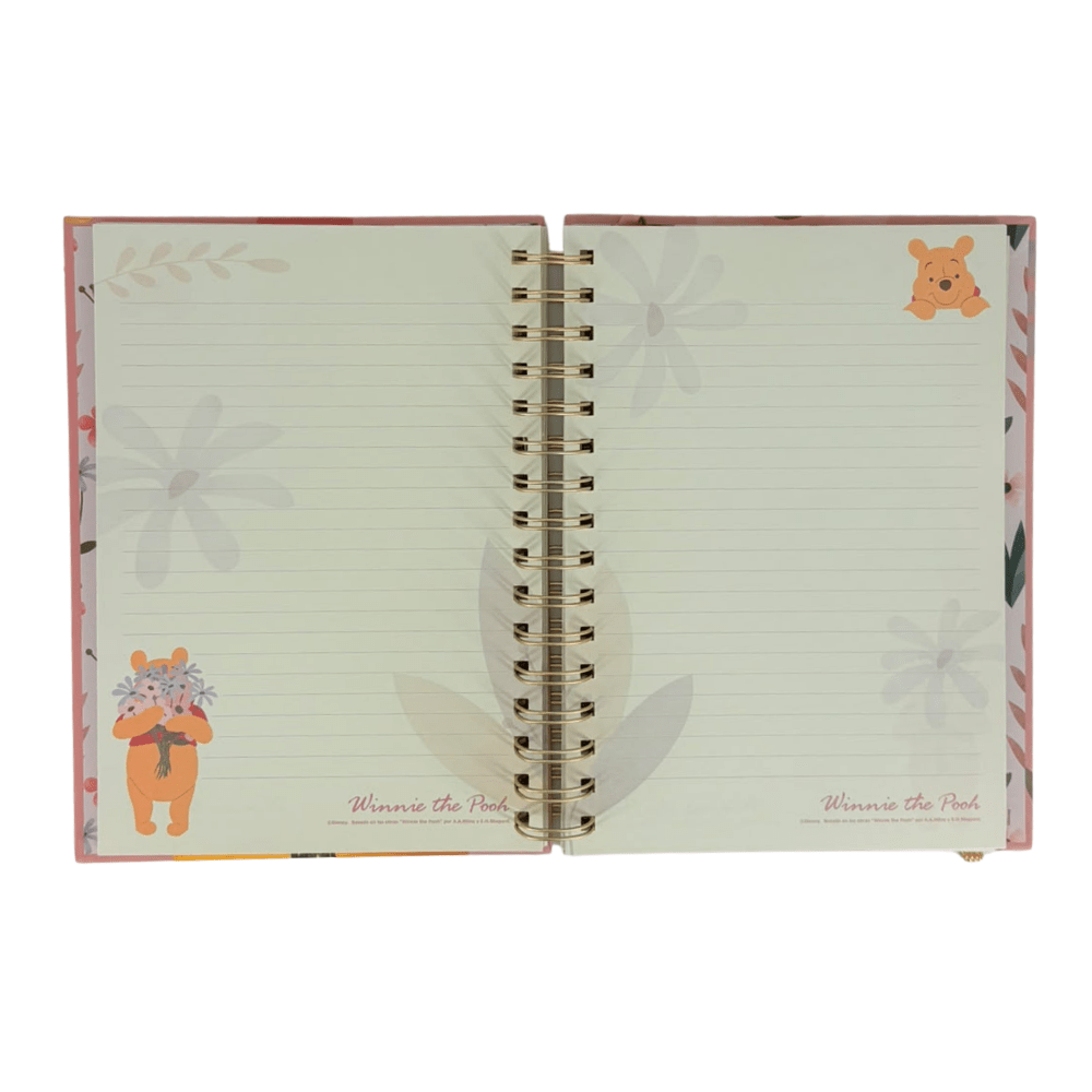Libreta C/Esp+Lapiz Pooh 16x21cm Ascott3