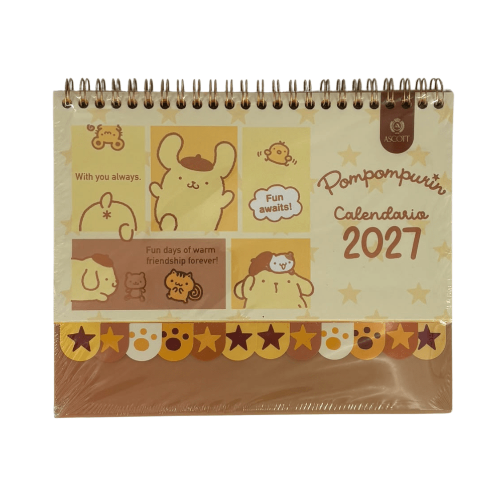 Calendario Escritorio Pompompurin 21x12cm Ascott2
