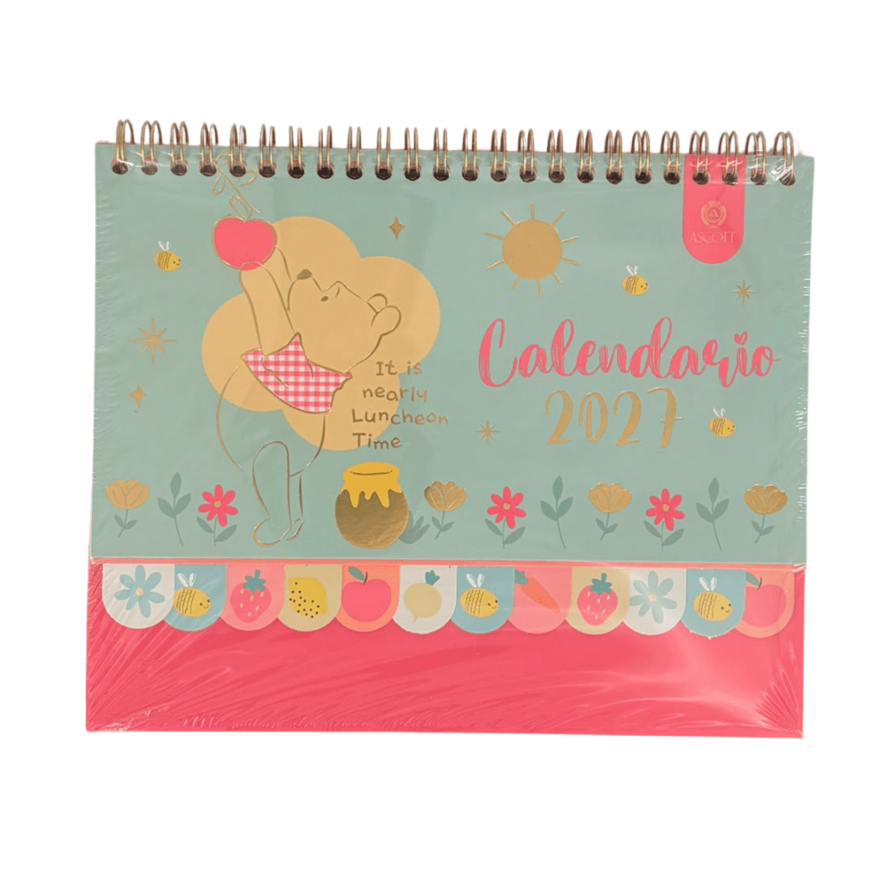 Calendario Escritorio Pooh 21x12cm Ascott3