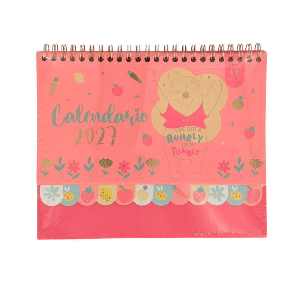 Calendario Escritorio Pooh 21x12cm Ascott2